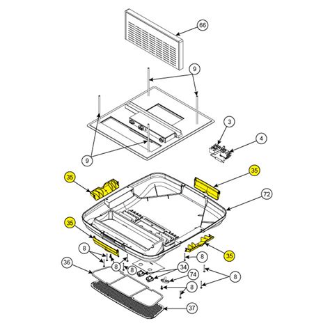 dometic air distribution box replacement filter|3314850.000 air distribution box.